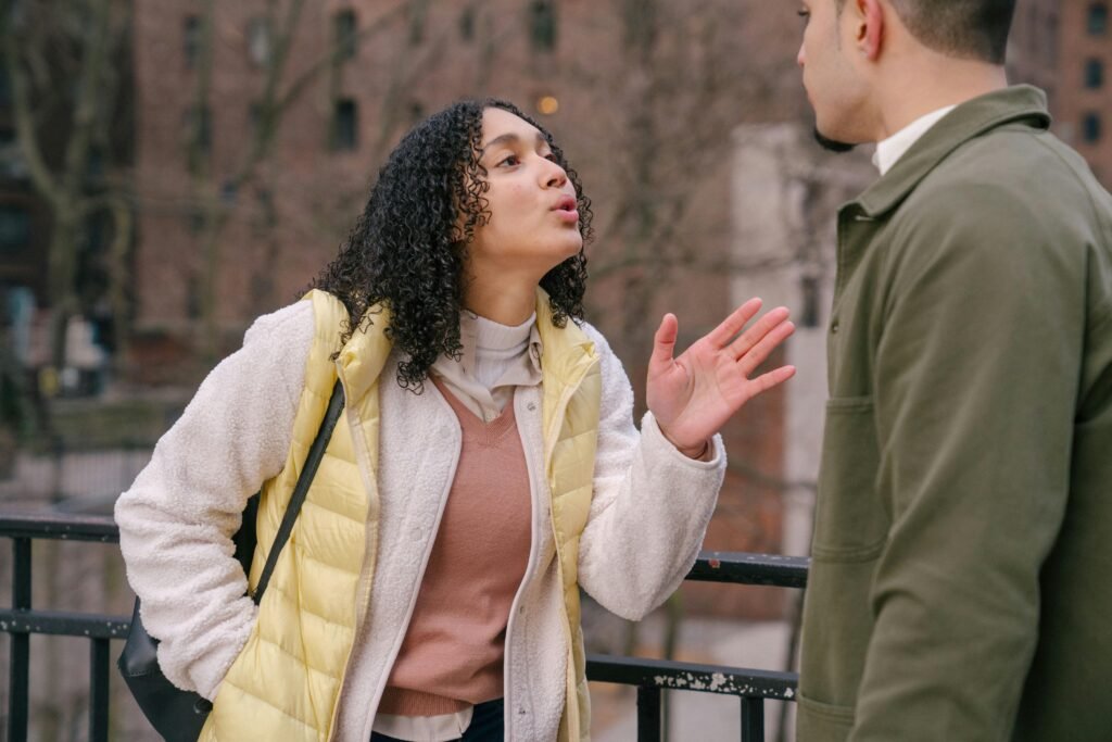 woman upset - Symmetricly Woman yelling during relationship conflict